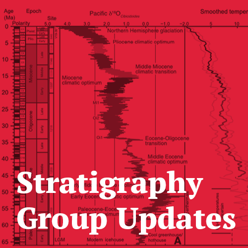 Stratigraphy Group Updates